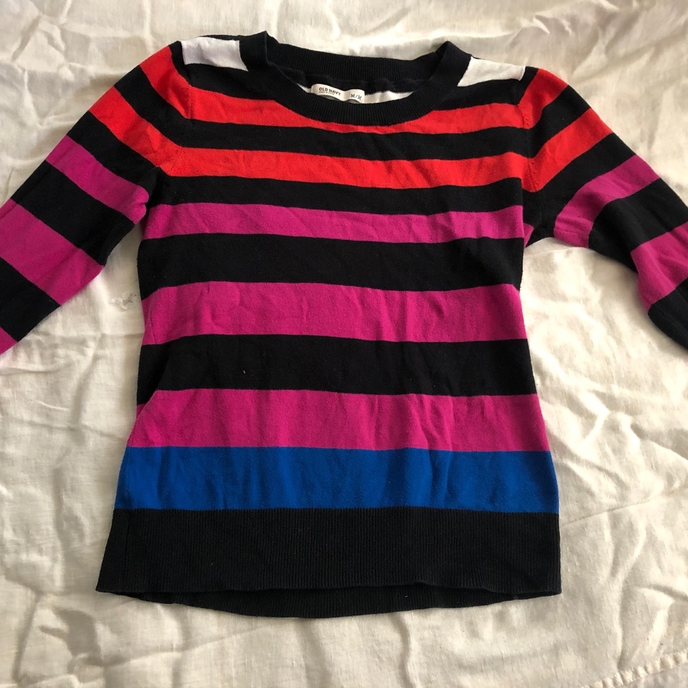 Old Navy Medium Striped Sweater